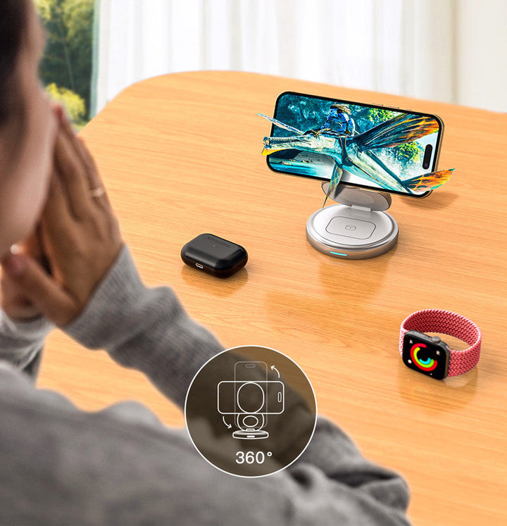 Lisslune | Foldable Wireless Magnetic Charging Stand