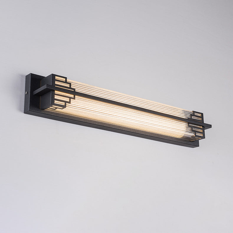 Lisslune | LumaRay Waterproof LED Wall Light | Stainless Steel Glass | Rectangular | Outdoor Lighting Terrace