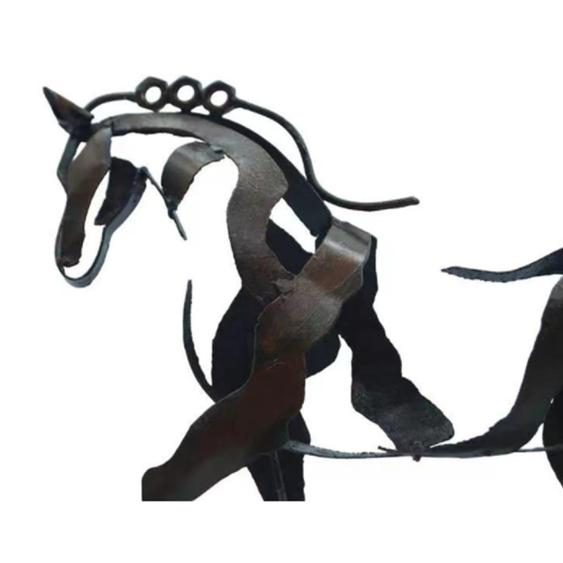 Lisslune | Hollow Horse Ornament made of Metal