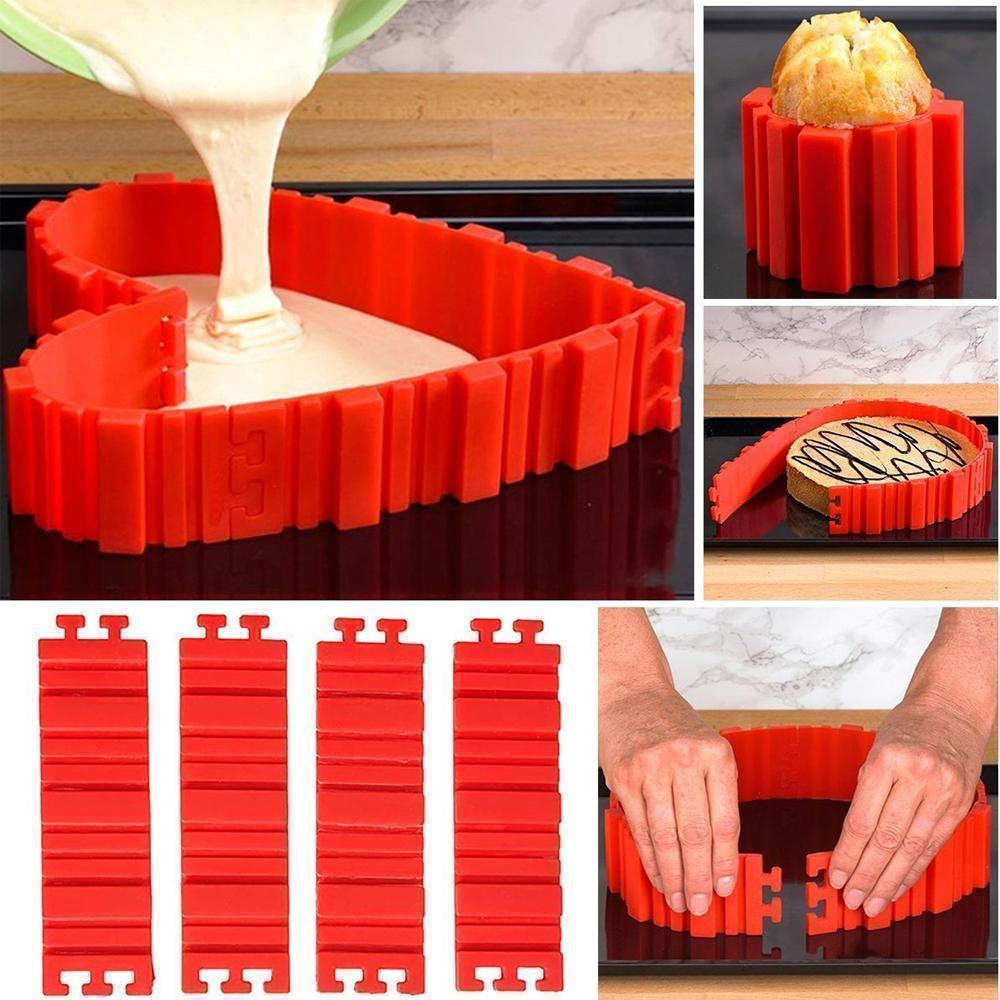 Lisslune | Bequee Silicone Cake Mold DIY, 4 pieces in Set