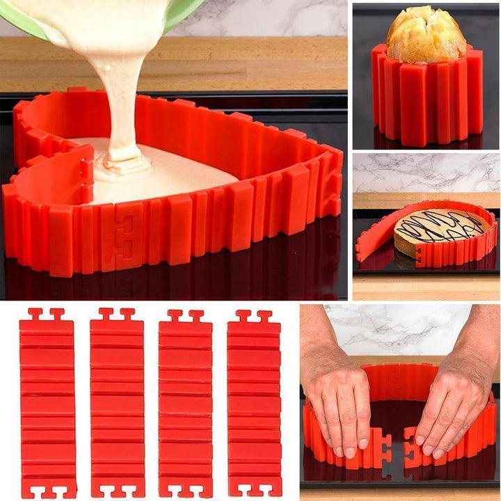 Lisslune | Bequee Silicone Cake Mold DIY, 4 pieces in Set
