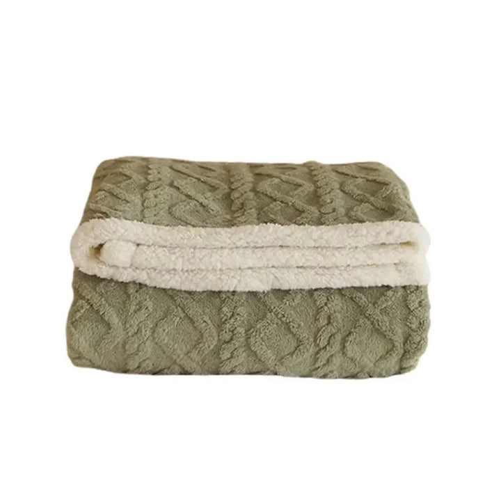 Lisslune | Luxury Winter Blanket of Lambswool and Fleece – WarmWool