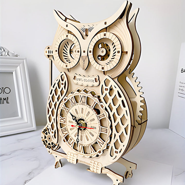 Lisslune | Super mechanical wooden model puzzle set🦉