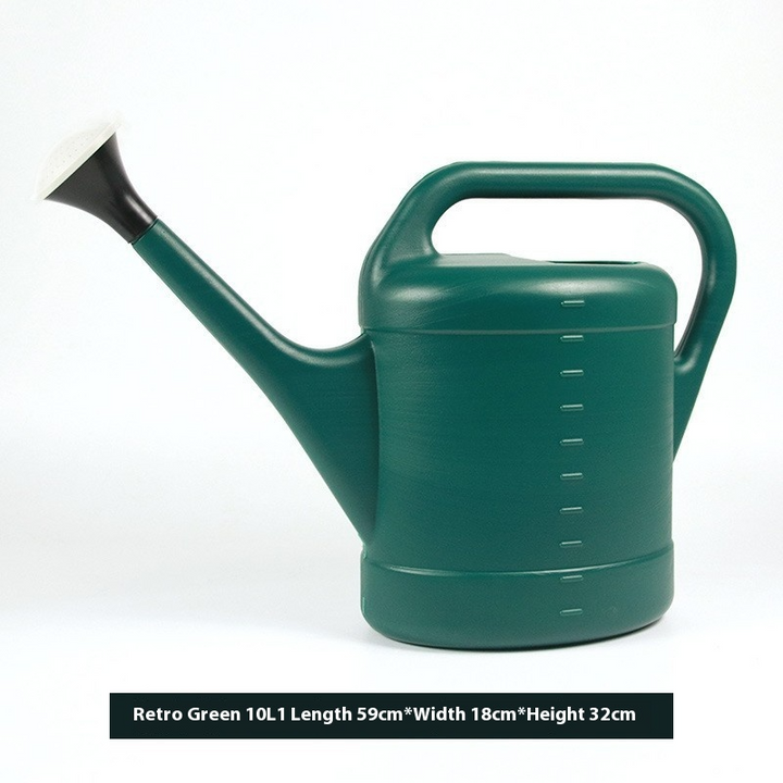Lisslune | Large-volume watering can with long spout – plastic for garden care