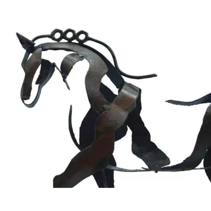 Lisslune | Handmade Adonis Metal Horse Sculpture