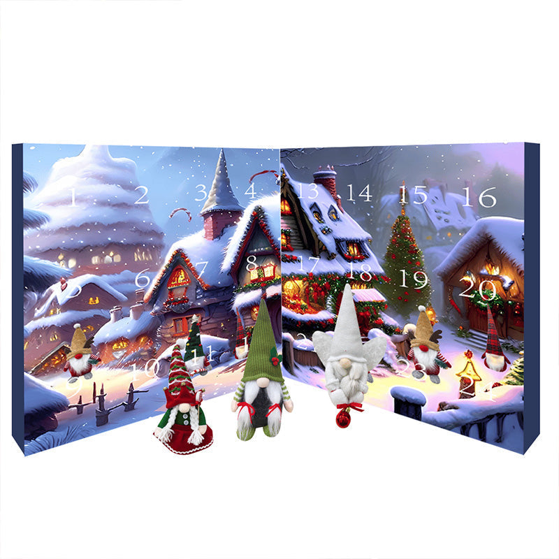 Lisslune | WichtelMagic - 24 Handcrafted Plush Gnomes for Festive Atmosphere