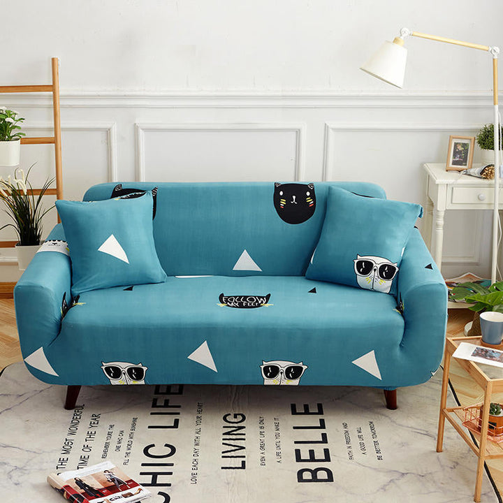 Lisslune | Simple Printed Elastic Sofa Cover