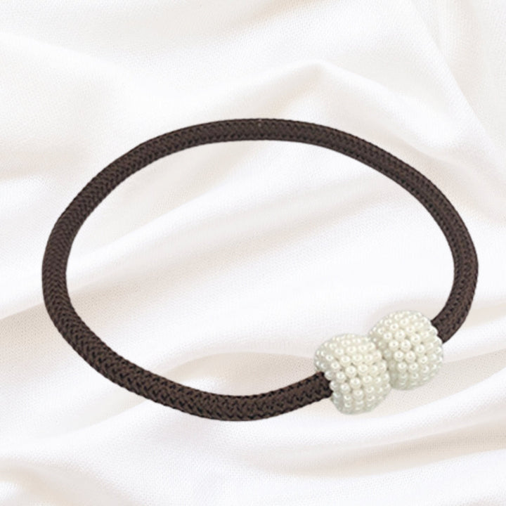 Lisslune | Magnetic Pearl Curtain Tie Back | 2pcs Set