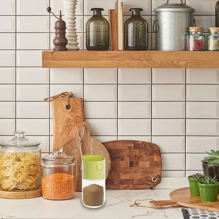 Lisslune | Salt shaker spice dispenser with adjustable filling nozzle