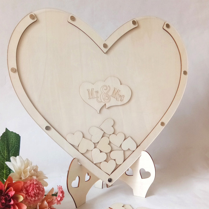 Lisslune | Wood Heart Ornament