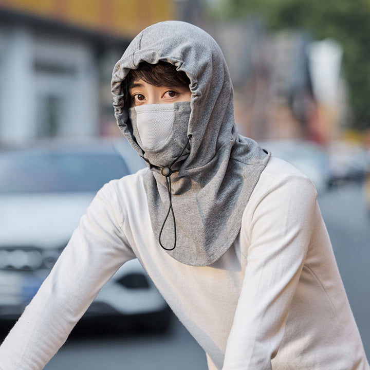 Lisslune | Hooded Face Mask with Neck Warmer for Cycling