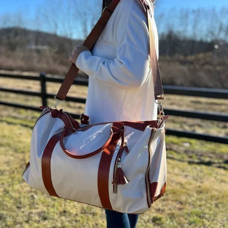 Lisslune | Foldable PU Leather Suit Storage Bag