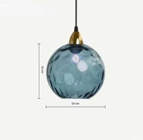 Lisslune | Spherical Glass Pendant Light