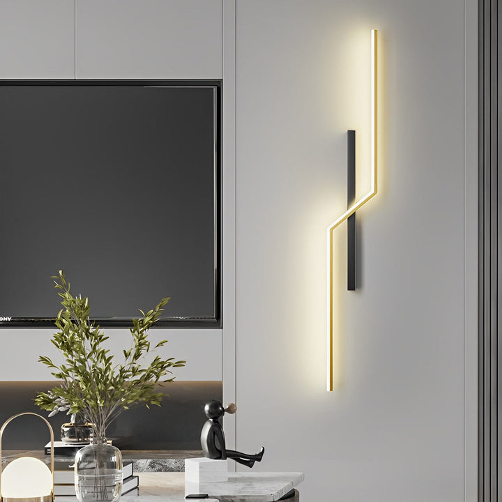Lisslune | Lines Creative LED Modern Minimalist Wall Lamp Decorative Wall Lights Lighting