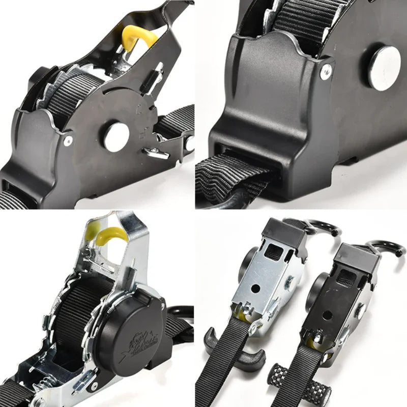 Lisslune | Automatically retractable ratchet strap
