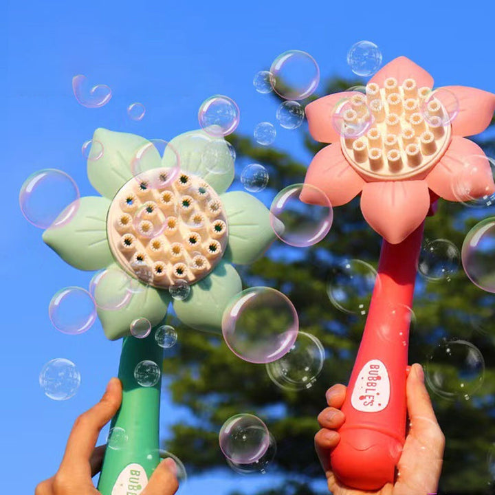 Lisslune | Sunflower Shape 23-Hole Bubble Machine