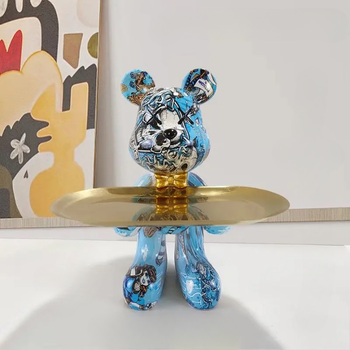 Lisslune | Bear statue with tray