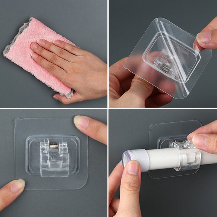 Lisslune | Transparent Hanging Rod Clamp