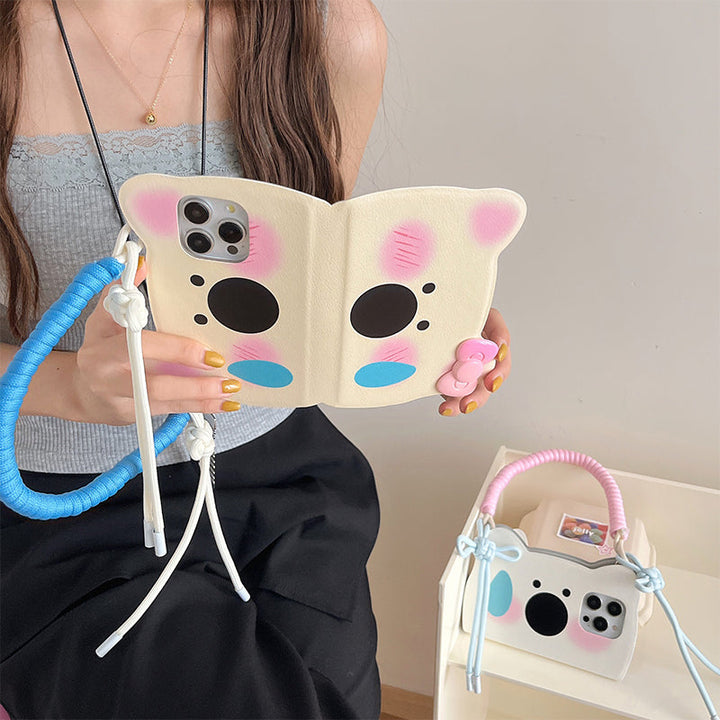 Lisslune | Insta-Style Cartoon Westie Flip-Phone Case