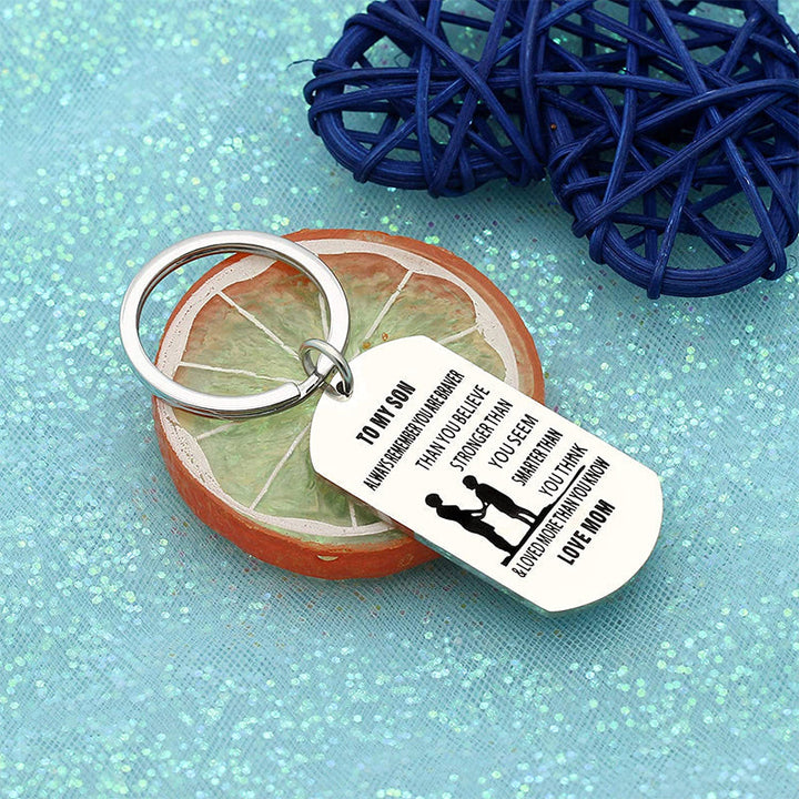 Lisslune | Mother's Day Engraving Metal Keychain with Box