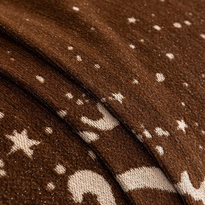 Lisslune | Cursive Glittering Chenille Sofa Cover