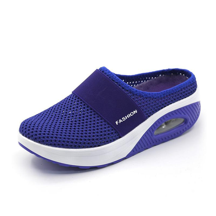 Lisslune | Flat Slingback Sandals Made of Mesh
