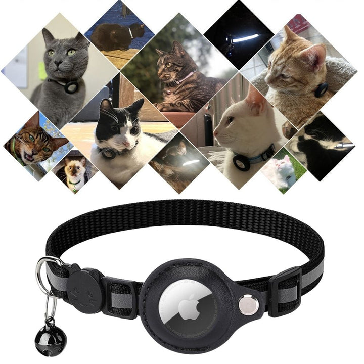 Lisslune | Cat GPS Tracker Collar | Quick Release Closure, Reflective Design & Durable for Outdoor Safety Adventures