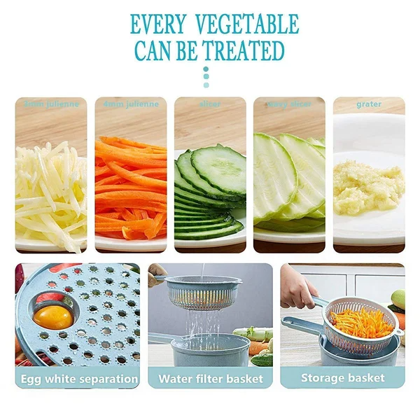 Lisslune | 12-In-1 Multi-Function Food Chopper