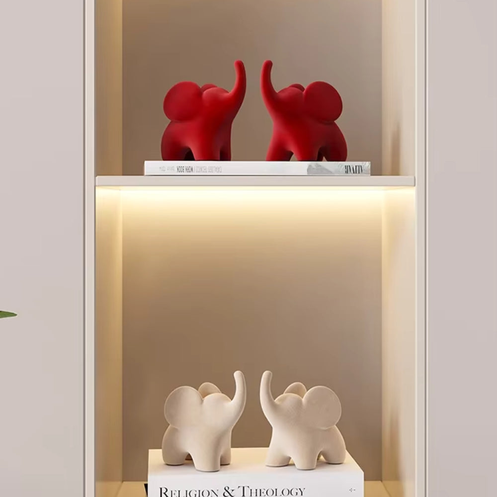 Lisslune | Eclectic Elephant Resin Figurines