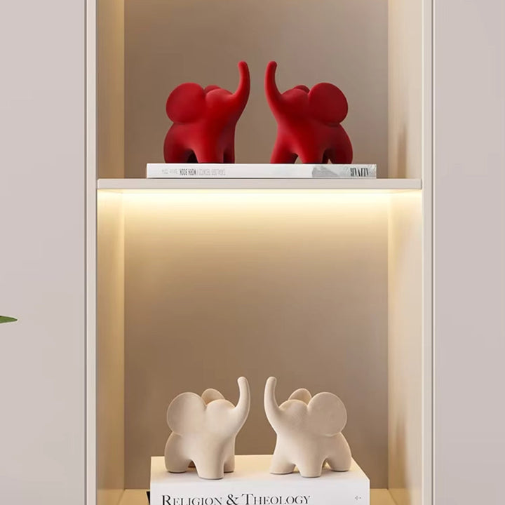 Lisslune | Eclectic Elephant Resin Figurines