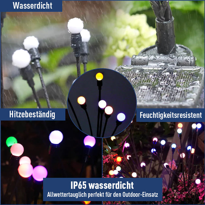 Lisslune | Solar Garden LED Firefly Plug Light