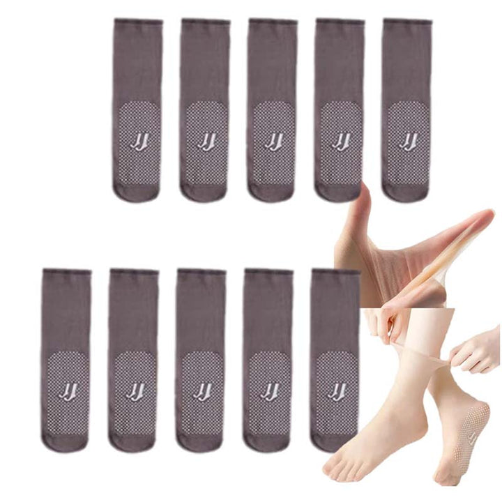 Lisslune | Spring Summer Invisible Non-Slip Crystal Silk Socks
