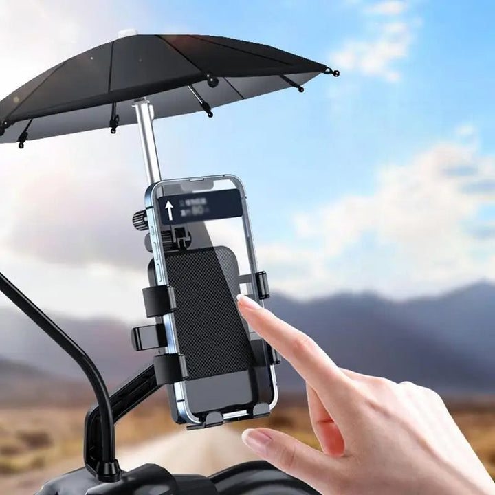 Lisslune | Motorcycle Phone Holder with Umbrella