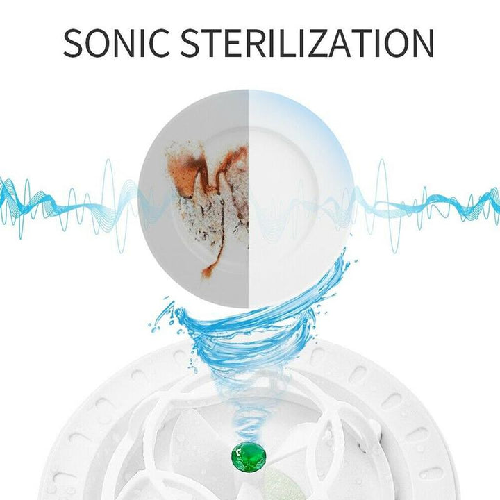 Lisslune | Ultrasonic Portable Dishwasher And Laundry Piece