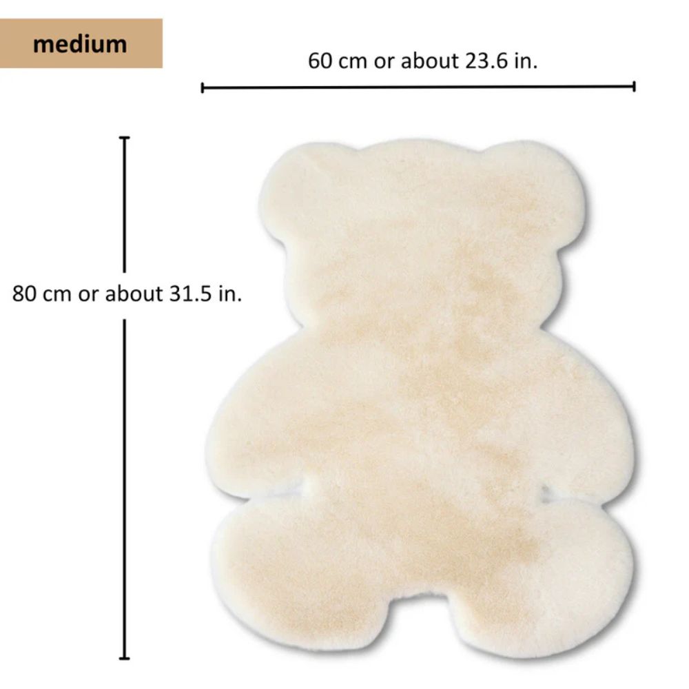 Lisslune | Fluffy Charm Teddy Bear Rug