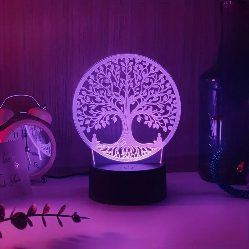 Lisslune | DreamGlow - 3D LED lamp for stylish lighting in the bedroom