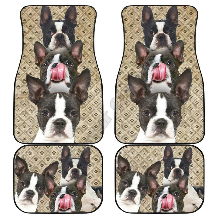 Lisslune | Funny Boston Terrier 3D Car Mat