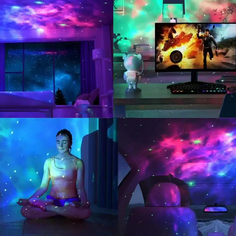 Lisslune | Astronaut Galaxy Projector Multiple Modes Galaxy Night Light with Remote Control