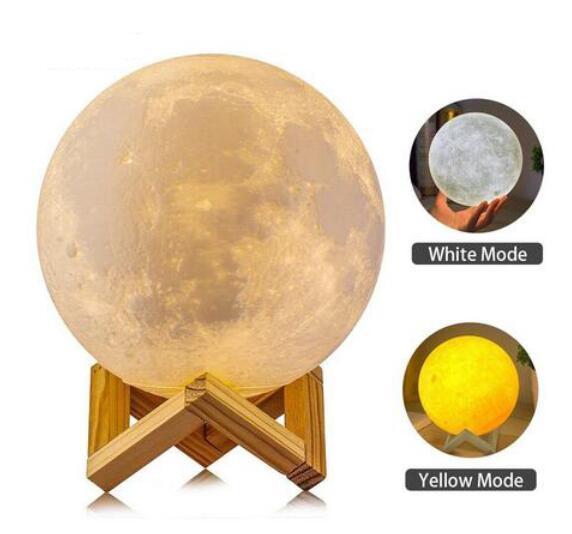 Lisslune | USB Moon Lamp Night Light 3D