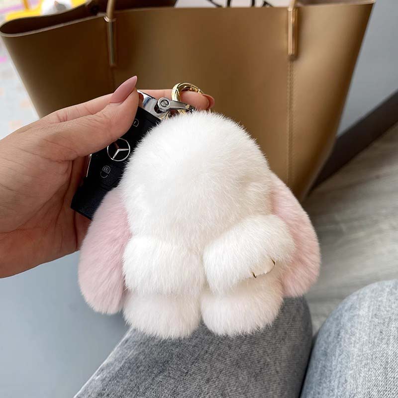 Lisslune | Handmade Soft Bunny PomPom Keychains (Boxed Edition)