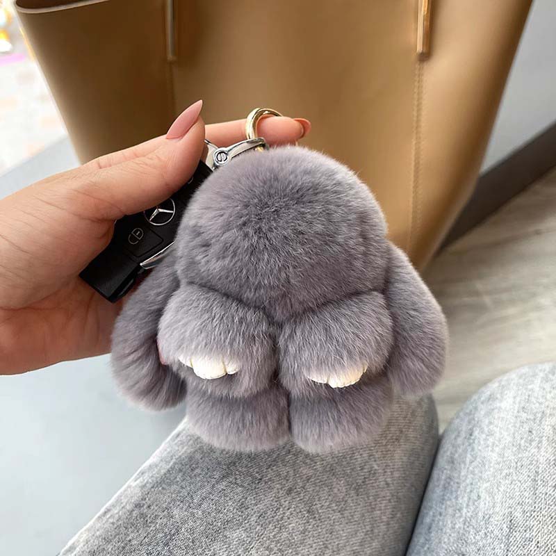 Lisslune | Handmade Soft Bunny PomPom Keychains (Boxed Edition)