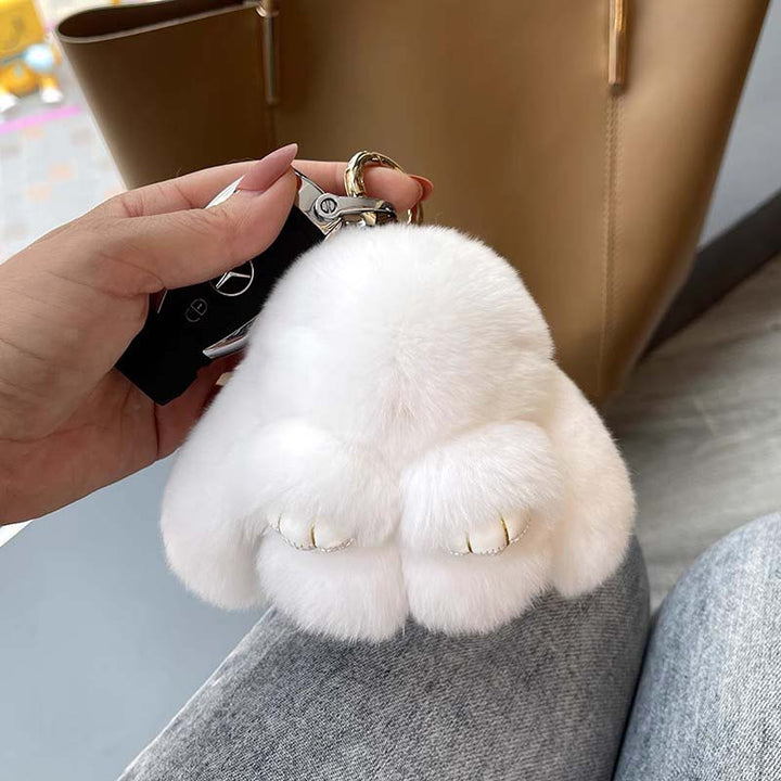 Lisslune | Handmade Soft Bunny PomPom Keychains (Boxed Edition)