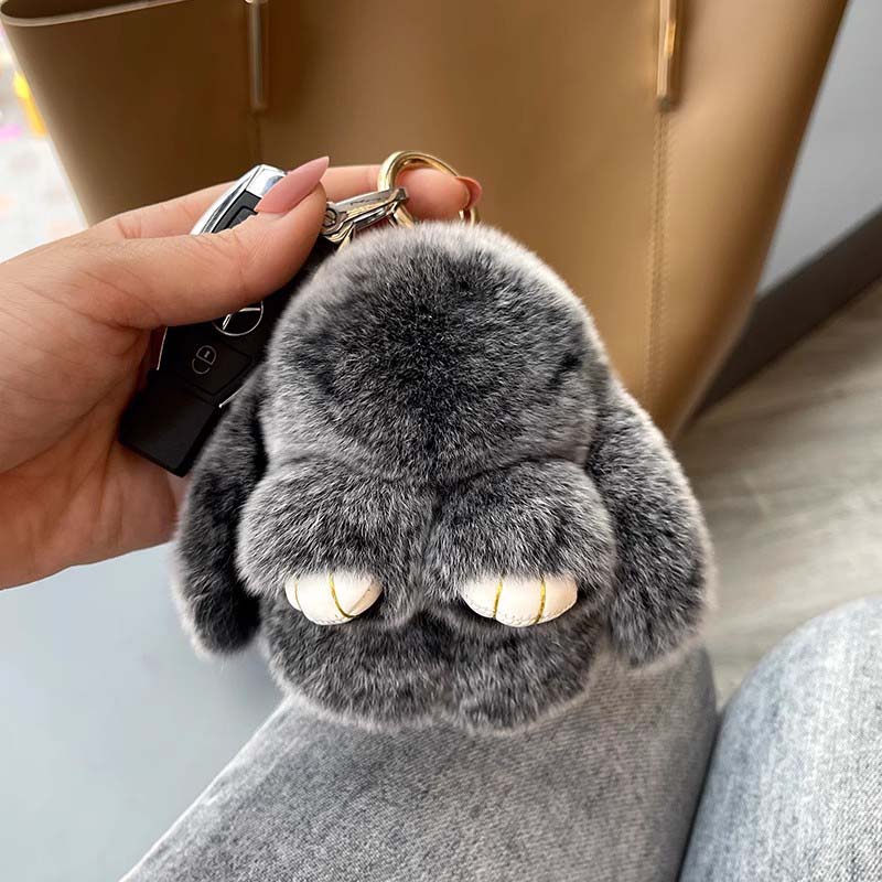 Lisslune | Handmade Soft Bunny PomPom Keychains (Boxed Edition)