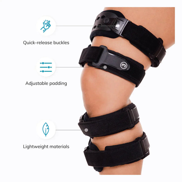 Lisslune | Osteoarthritis Relief Knee Brace | Medial and lateral OA support for bone-on-bone arthritis pain