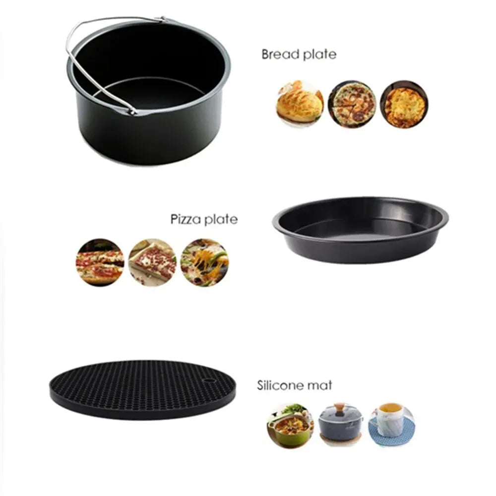 Lisslune | Frymaster | Airfryer Accessories 10-piece Set | Versatile and Practical | Make Every Meal a Celebration