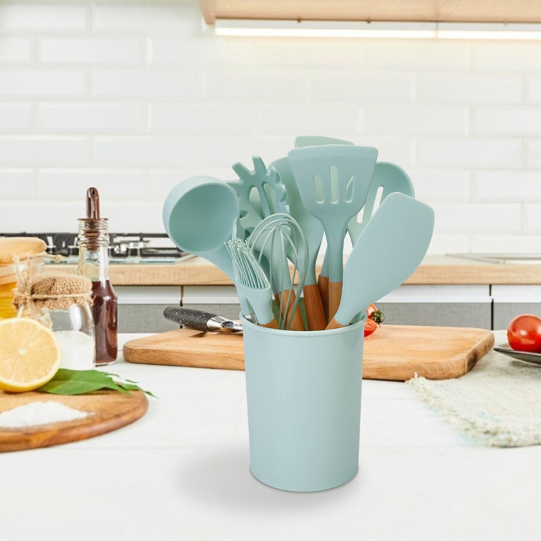 Lisslune | 11-Piece: Silicone Cookware Set