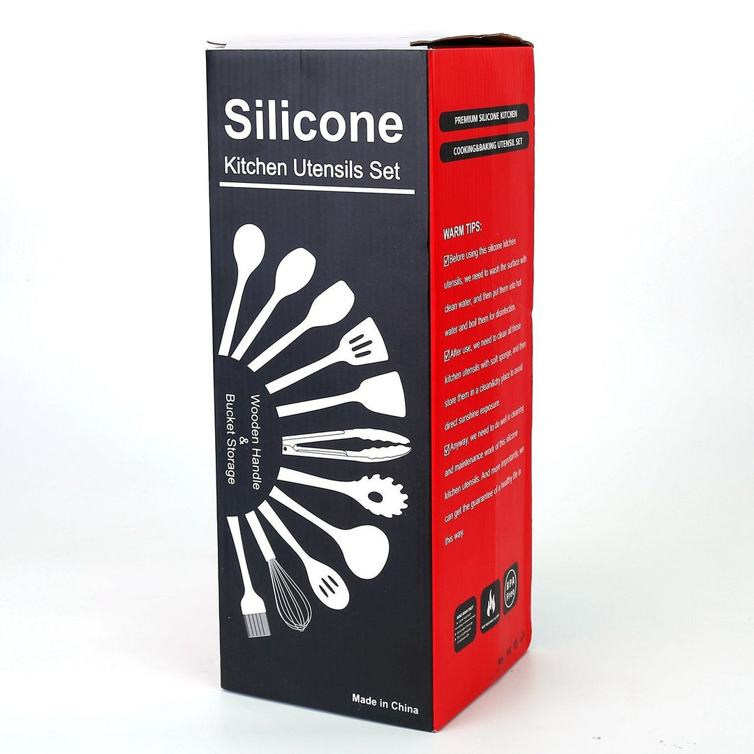 Lisslune | 11-Piece: Silicone Cookware Set