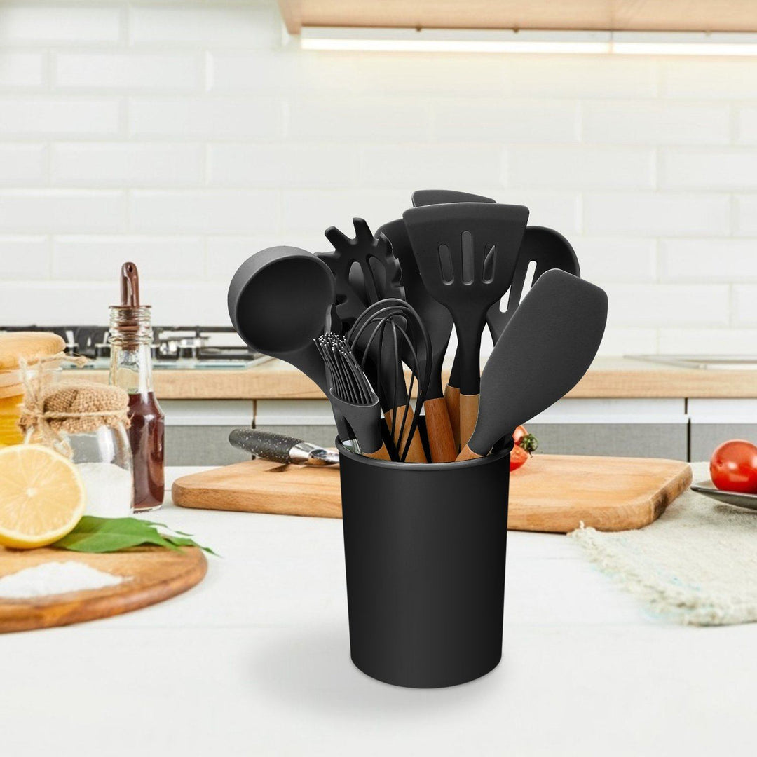 Lisslune | 11-Piece: Silicone Cookware Set