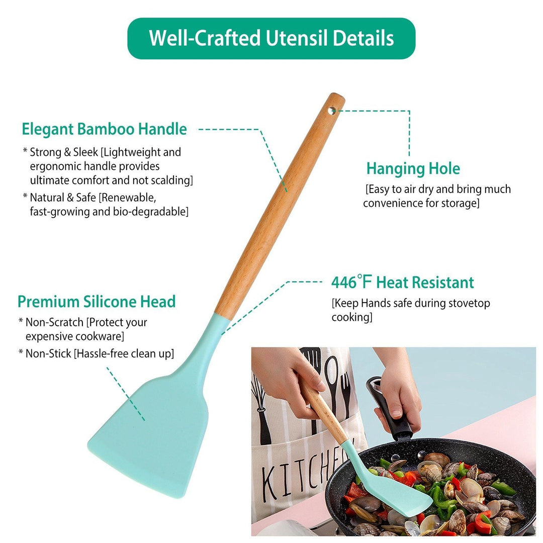 Lisslune | 11-Piece: Silicone Cookware Set