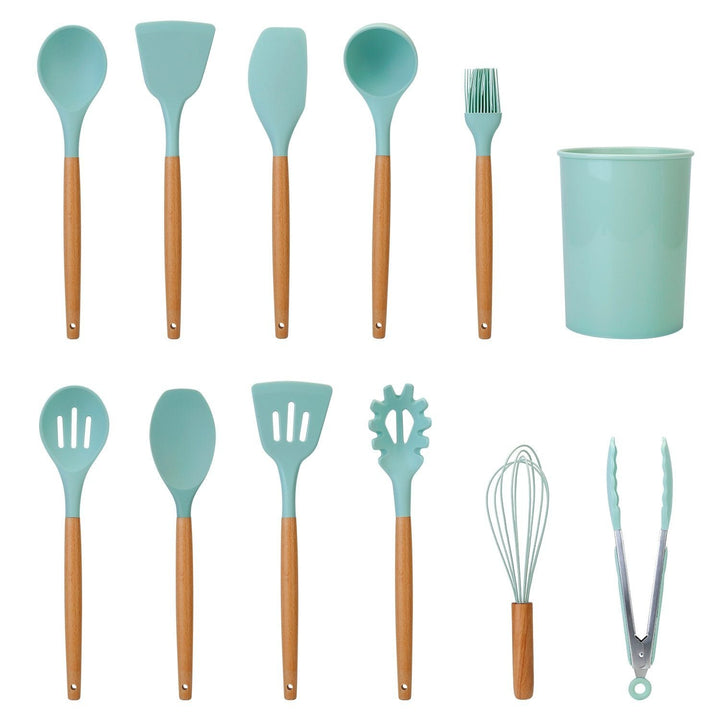 Lisslune | 11-Piece: Silicone Cookware Set